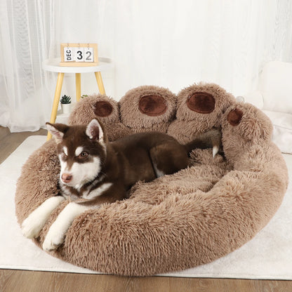 Lit en Peluche Ultra-Doux pour Chien & Chat